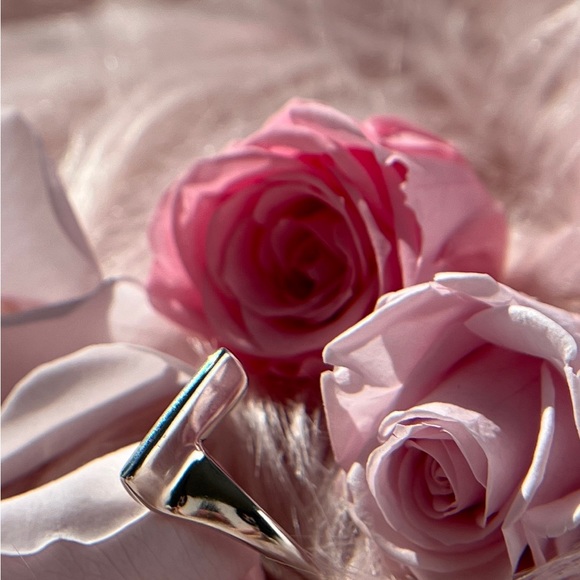 Silver ring 925 open back . No size brand new - Picture 1 of 2